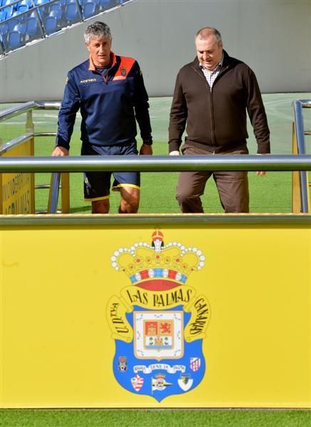 Entrenamiento de la UD Las Palmas, 9 enero 2017