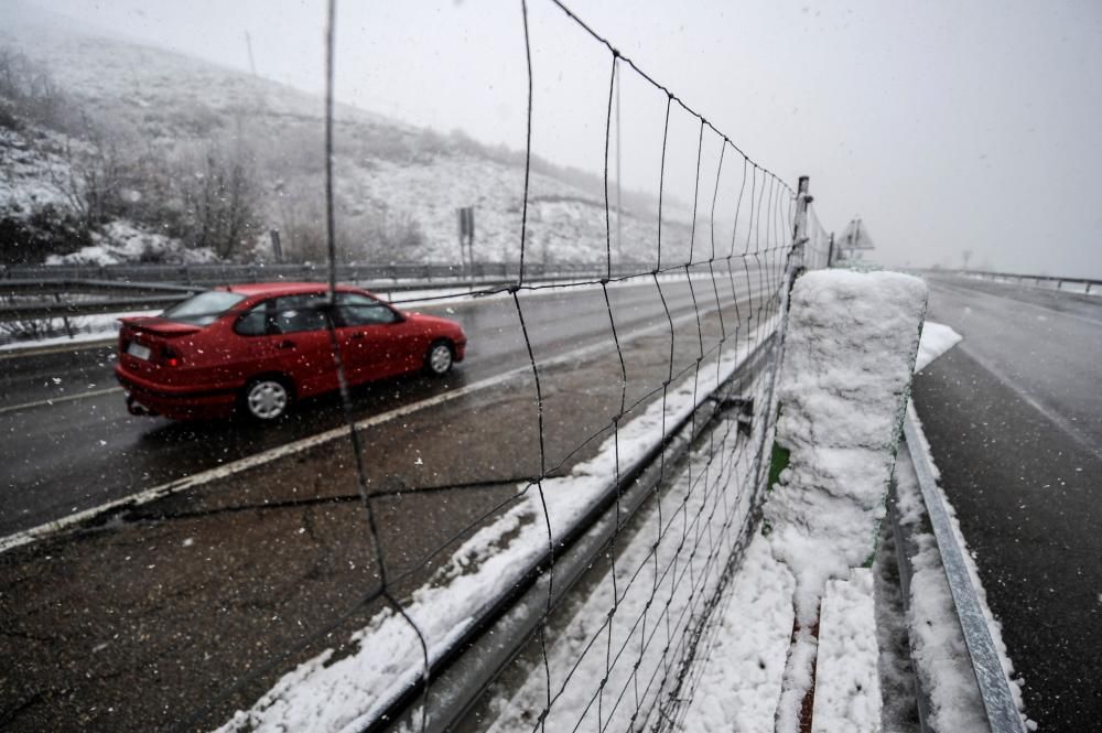 Abril en Galicia: frío, nieve y lluvia