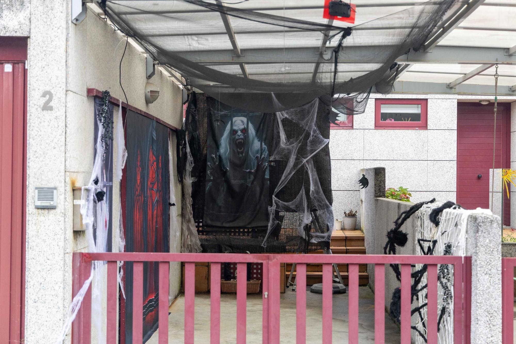 Decoración de Halloween en casas de Santiago