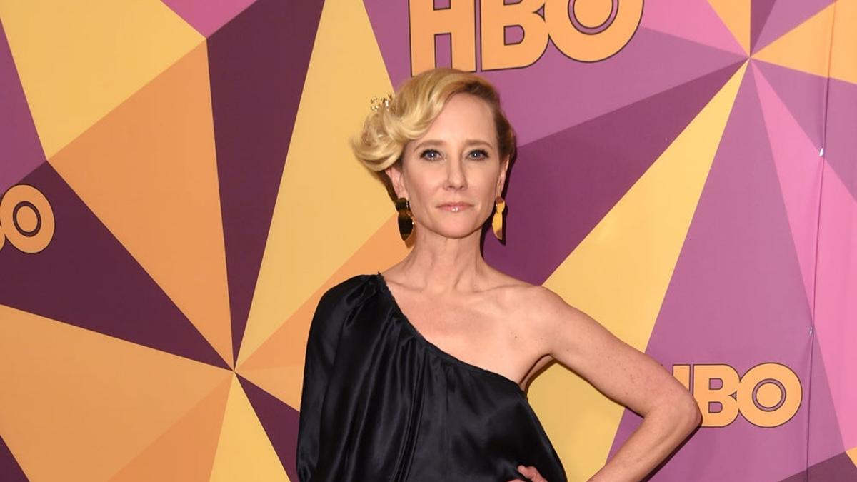 Anne Heche en la fiesta de los Golden Globes