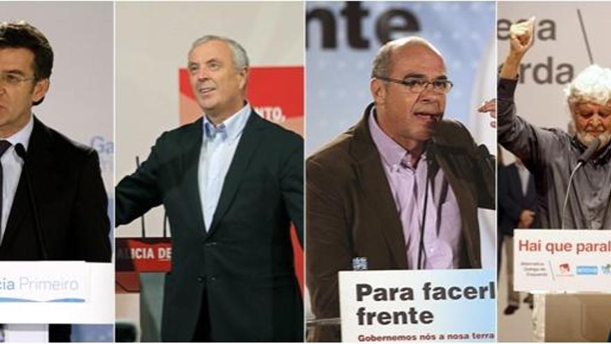 Así es la jornada de reflexión de los candidatos gallegos