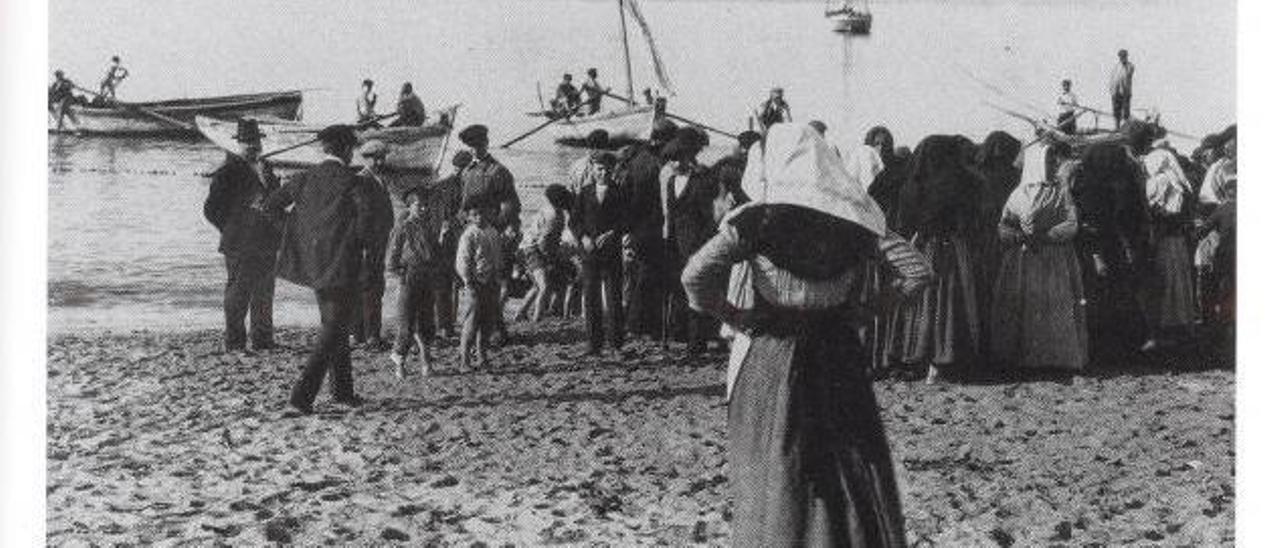 O bo comportamento na pesca da arte en Bueu (década 1920).   | ARQUIVO CENTRO DE RECURSOS DIDÁCTICOS DE BUEU