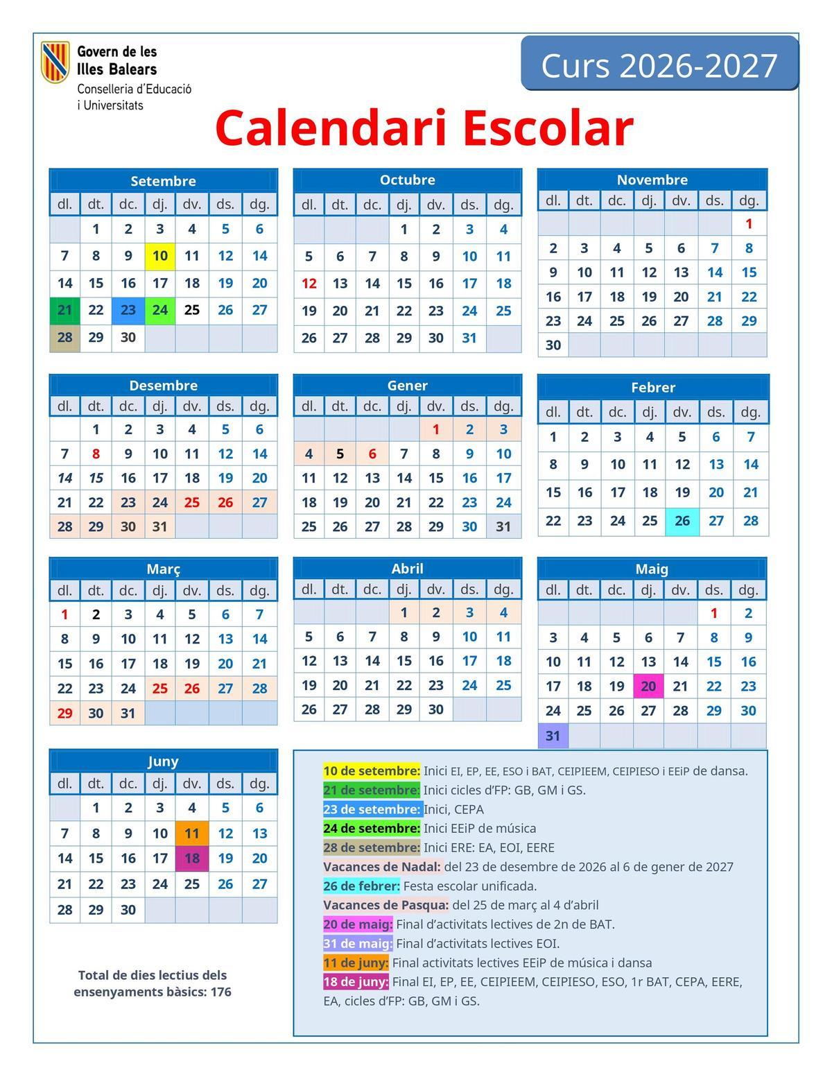 EDUCACI N Calendario Escolar 2026 2027 Inicio De Las Clases EDUCACI N Calendario Escolar 2026 2027 Inicio De Las Clases