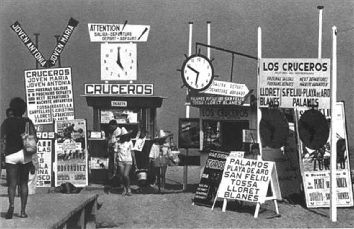 Tossa de Mar, 1965. Fotografia del llibre ’Costa Brava Show’.
