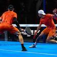 Leo Augsburger y Juan Lebrón durante las semifinales de Miami
