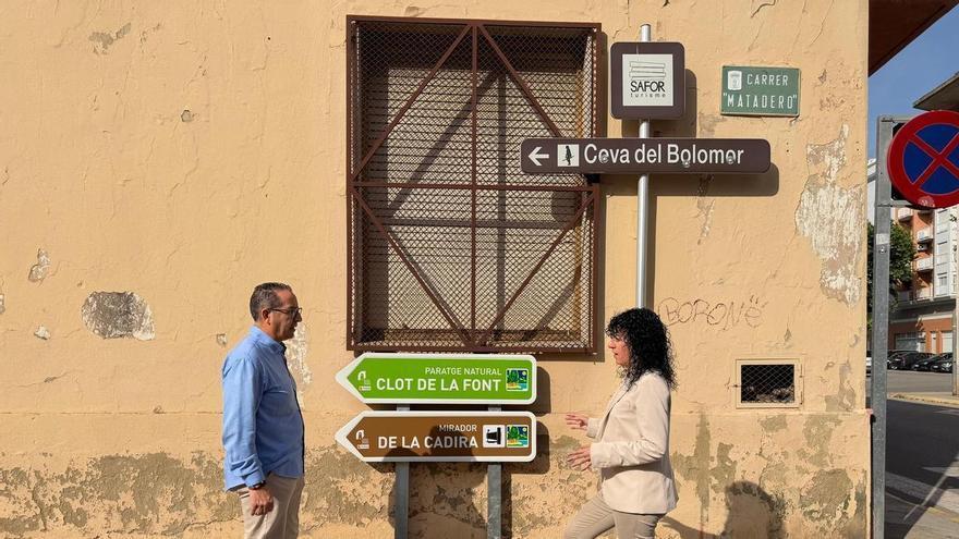 Tavernes de la Valldigna instala nuevos paneles informativos de sus recursos turísticos