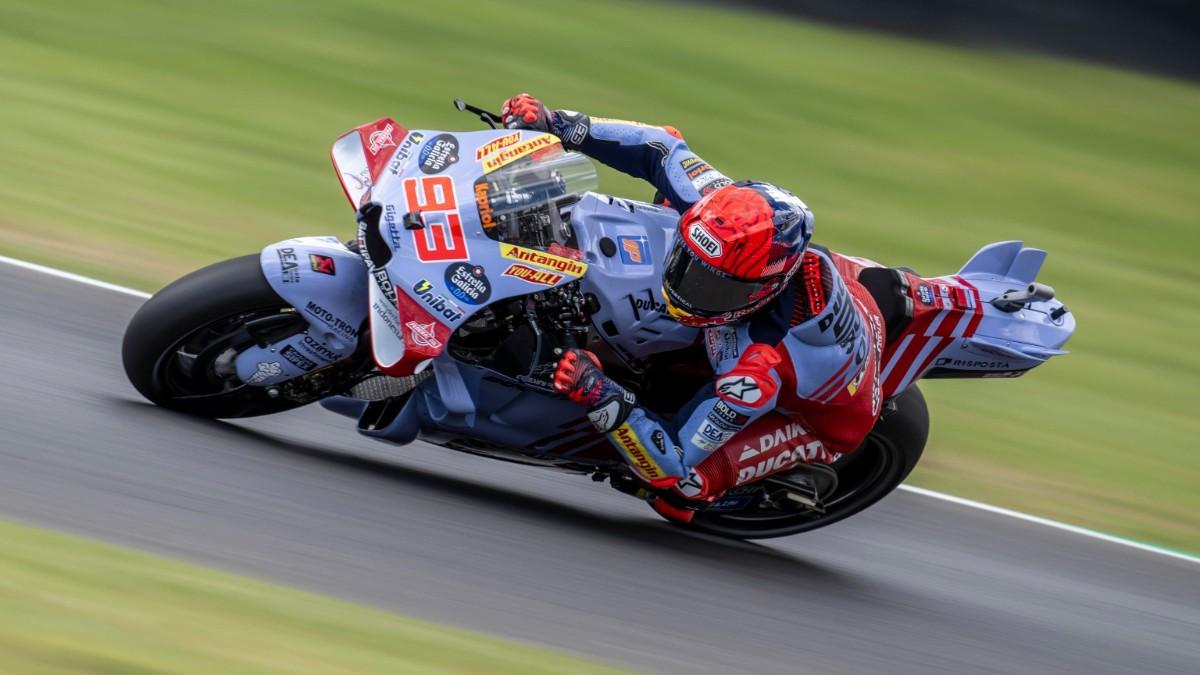 Marc Márquez, durante una carrera