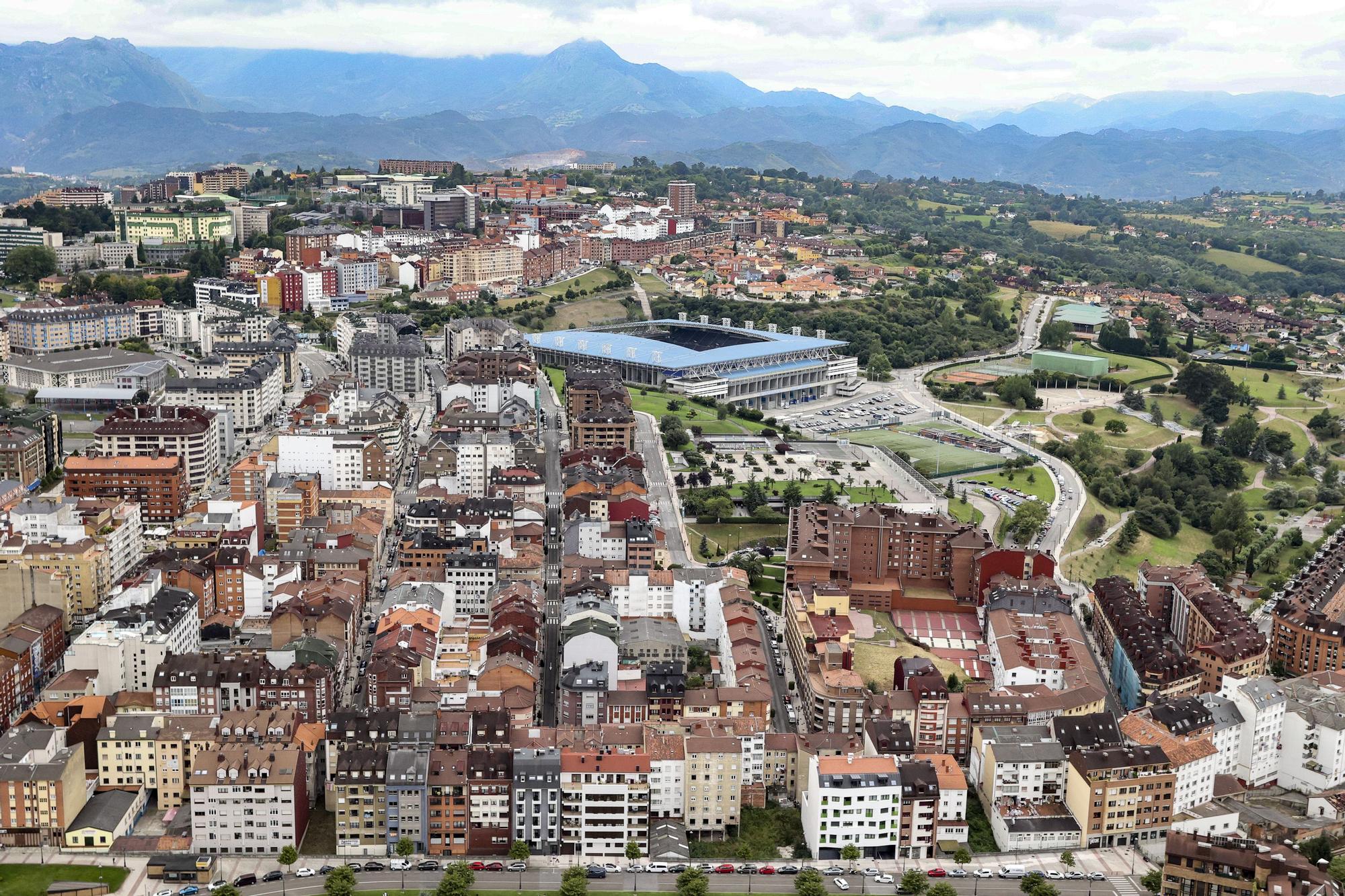 Las mejores imágenes de Oviedo desde el aire