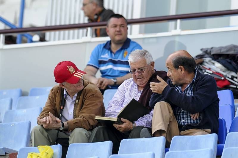 Fotogalería del partido del Real Zaragoza B y el L’Hospitalet en la Romareda