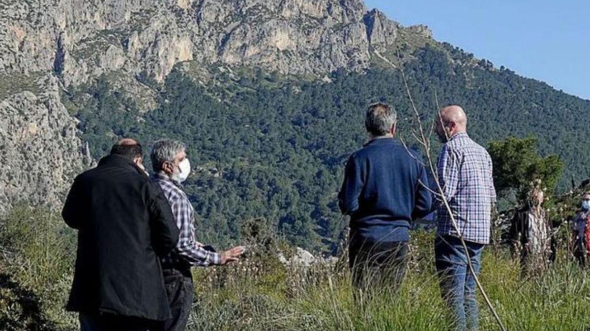 Técnicos de Calvià se desplazaron en 2022 a las ‘fronteras’ entre Calvià y Puigpunyent. | J.L.IGLESIAS