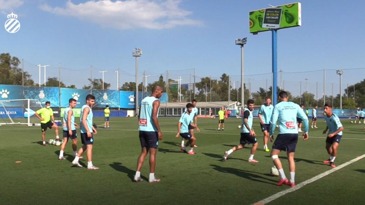 El Espanyol ultima la preparación del partido contra el Valencia