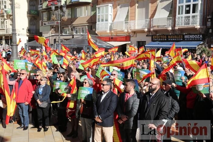 Concentración 'España existe' en Cartagena