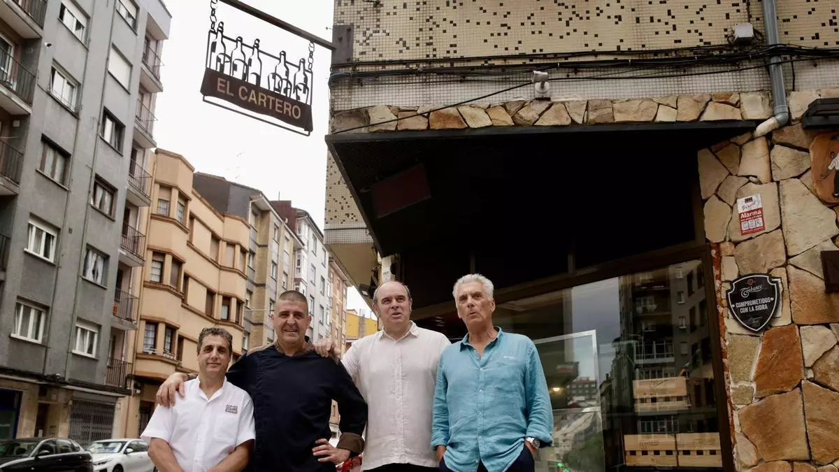 La sidrería El Cartero cumple 100 años de culinos y mucha historia: "Es un emblema de Gijón"