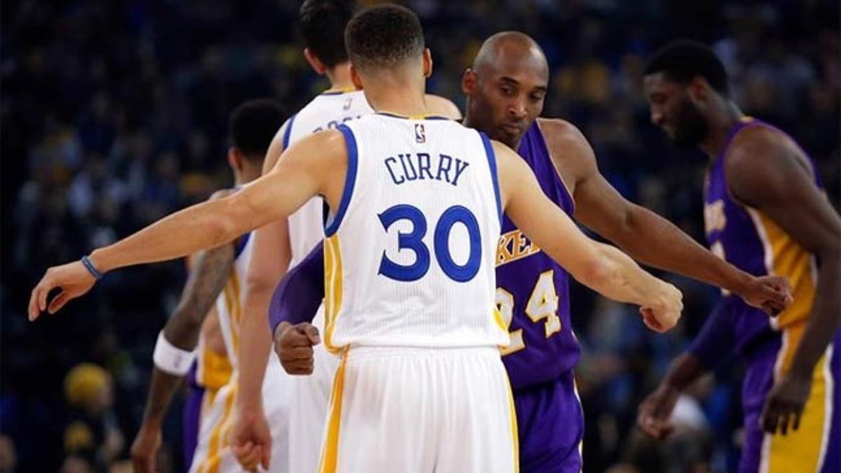 Stephen Curry admira a Kobe Bryant