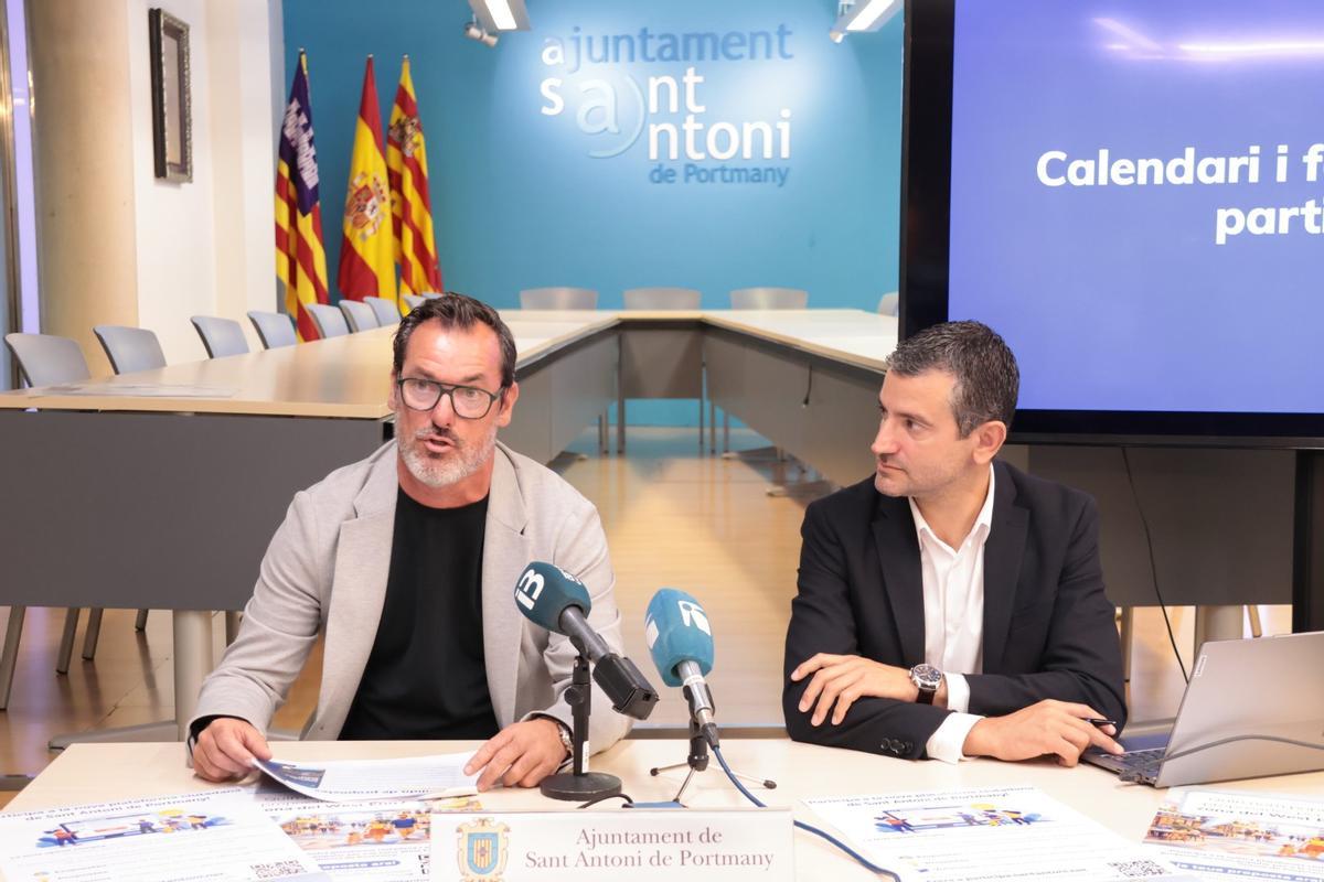 Marcos Serra y Jorge Nacher en la presentación de la nueva plataforma digital de participación ciudadana.