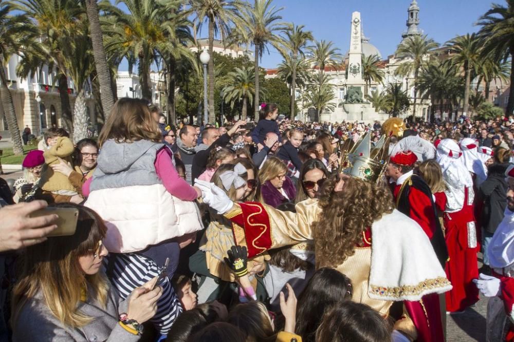 Los Reyes Magos desembarcan en Cartagena