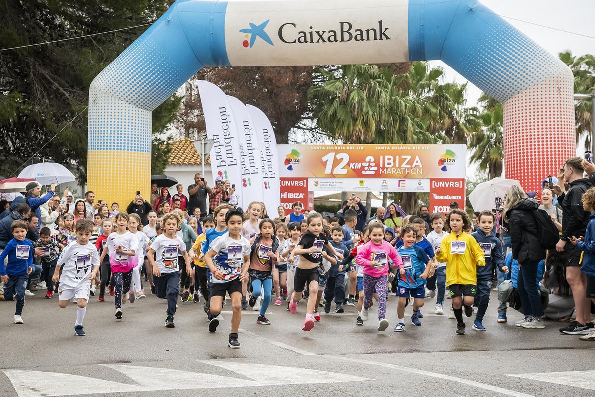 Imagen de la salida en una de las Kids Run celebrada