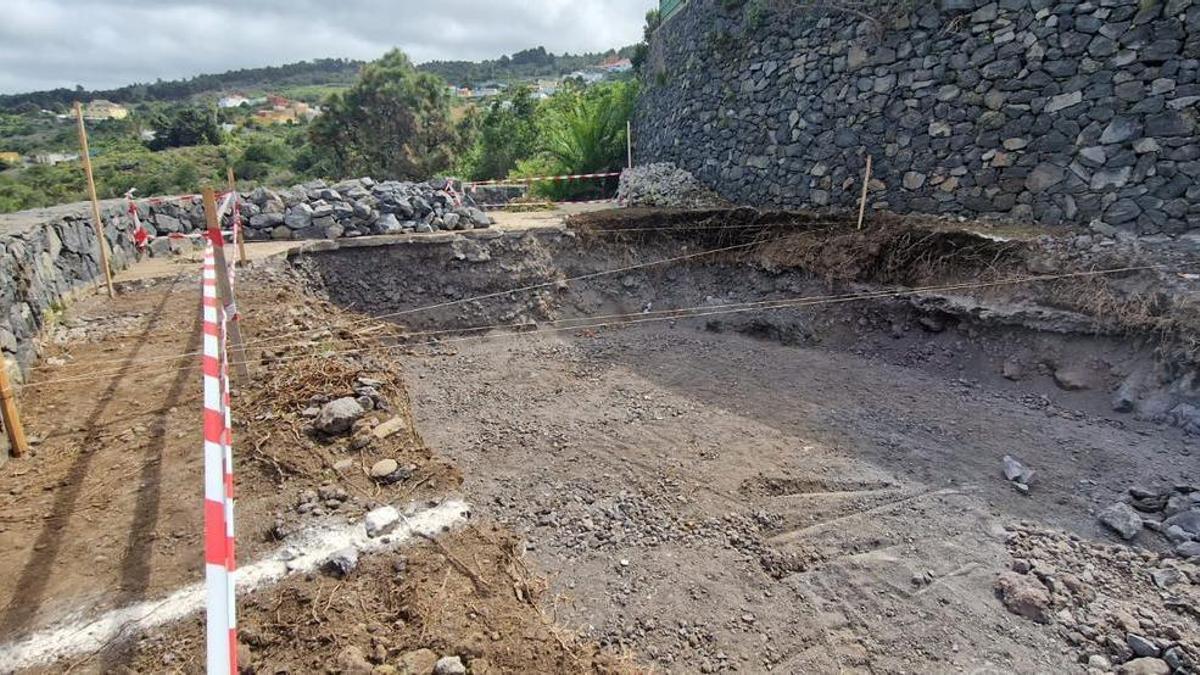 Obras piscina de El Tanque