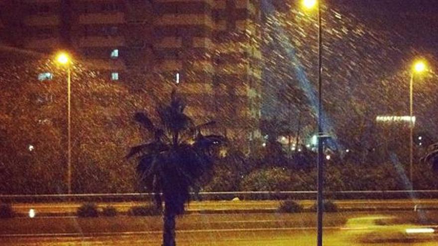 La nieve llega a Palma.