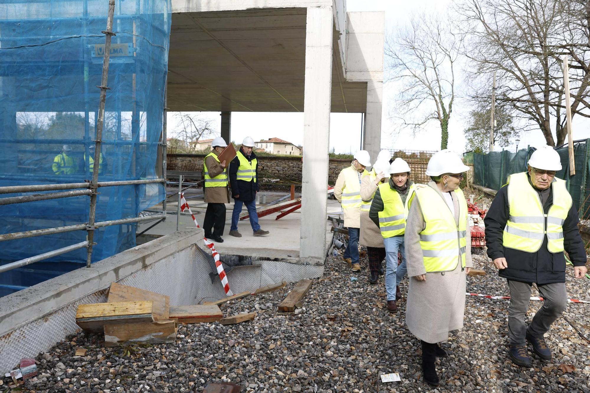 Así avanzan las obras del consultorio de Vega-La Camocha, en imágenes
