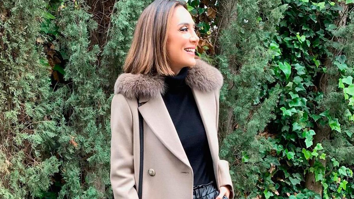 Tamara Falcó con un look 'total black'