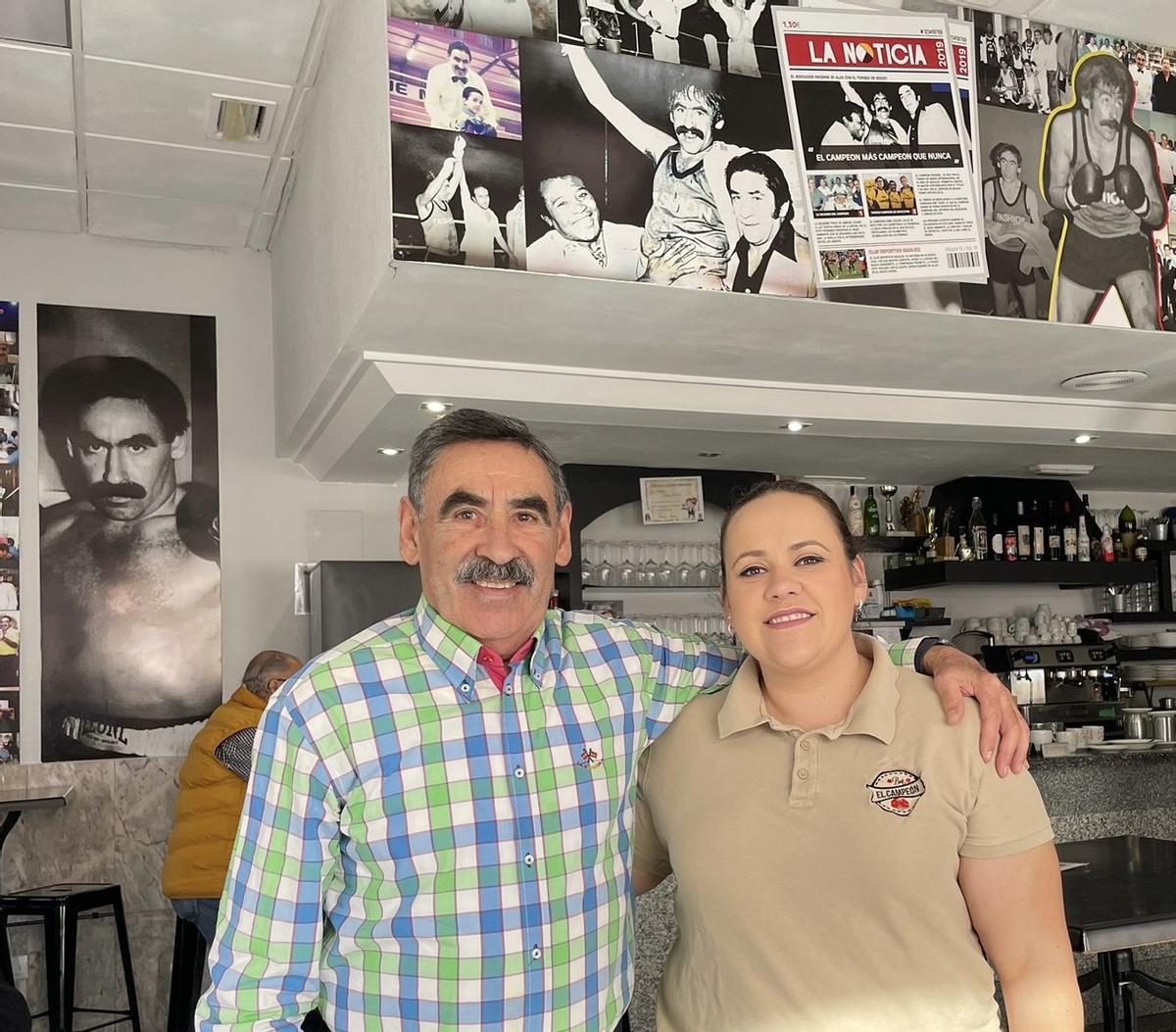 José 'El Campeón' y su hija María José.