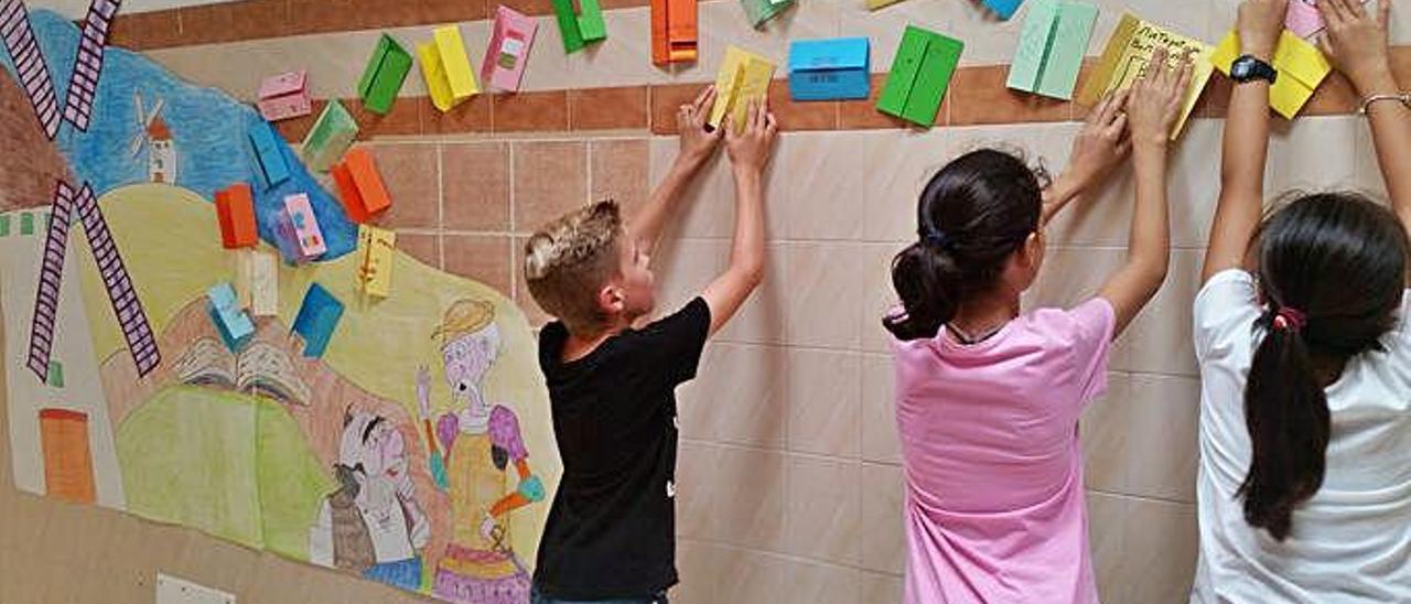 Escolares en un centro educativo de Gran Canaria.