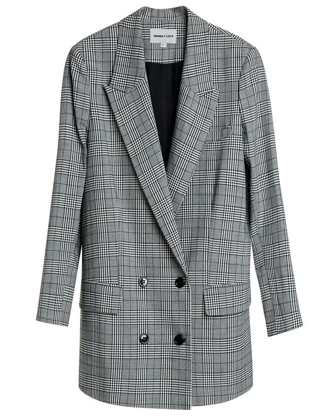 Rebajas 2018: blazer de cuadros de Bimba y Lola