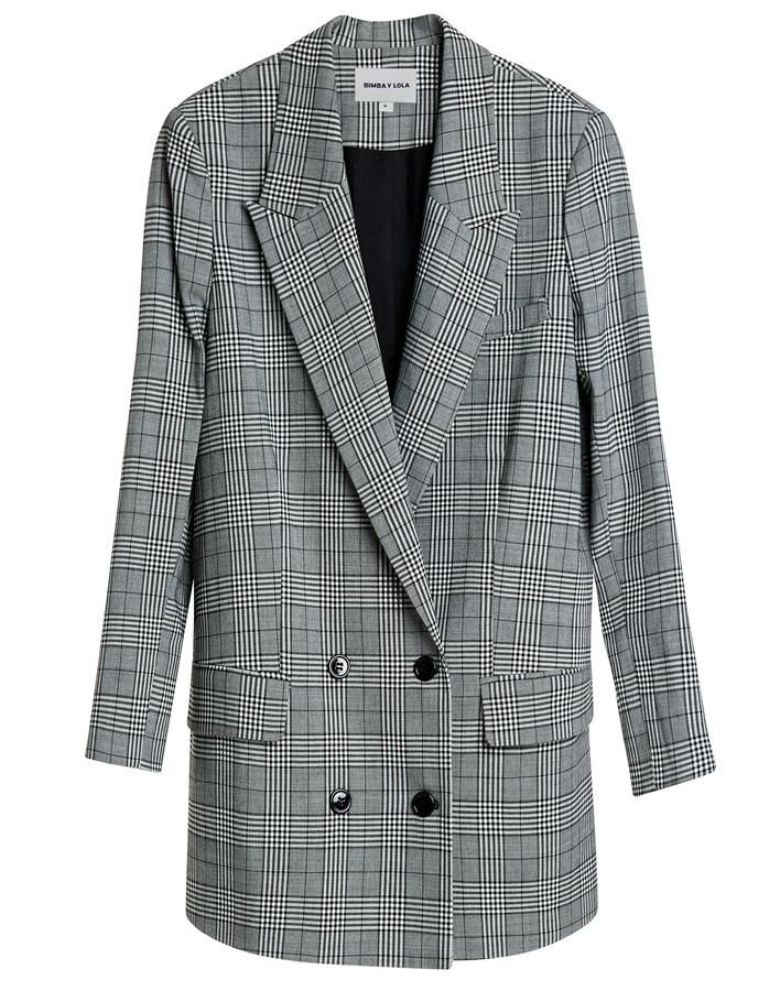Rebajas 2018: blazer de cuadros de Bimba y Lola