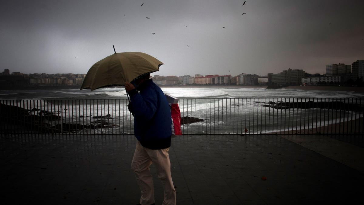 Lluvia en A Coruña