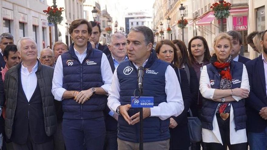 Elías Bendodo, Joaquín Ramírez, Carolina España y Pablo Montesinos, entre otros.