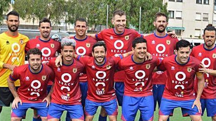 Once inicial que presentó ayer el Portmany ante el Atlético Rafal.