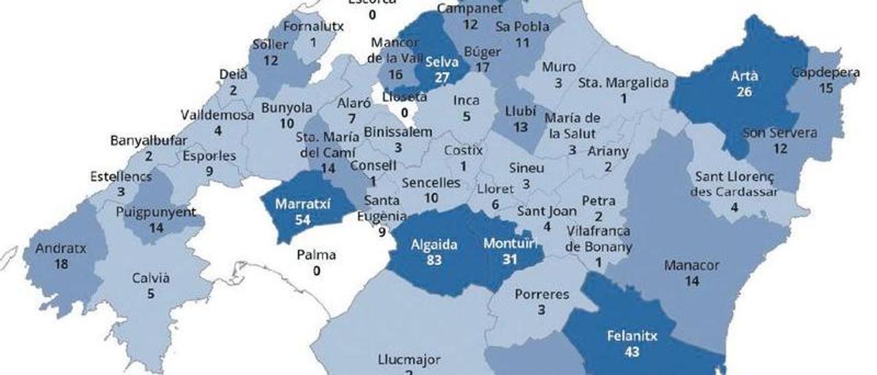 Demoliciones ejecutadas por la actividad del ADT