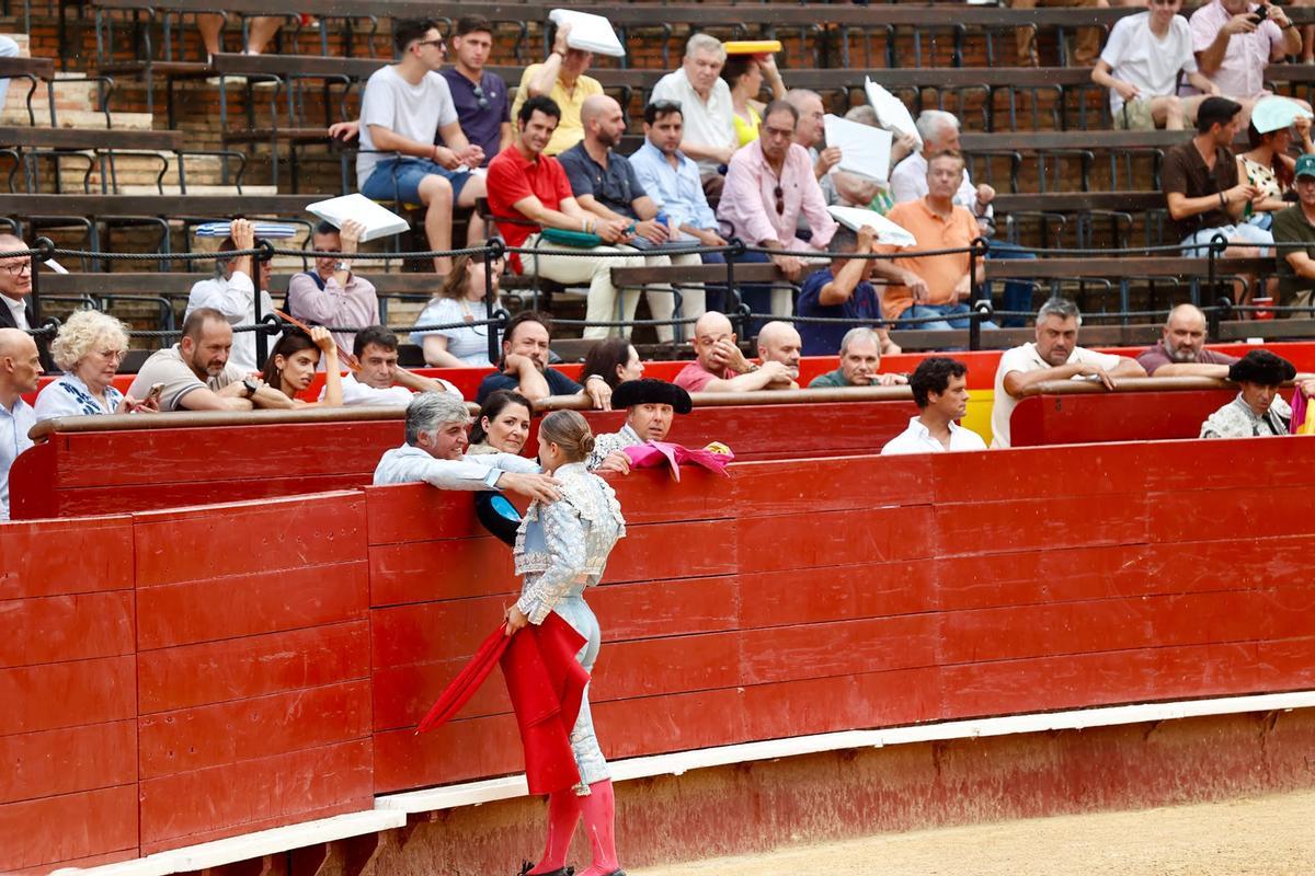 Corrida de toros mixta de la Feria de Julio con Román, Nek Romero y la novillera Olga Casado