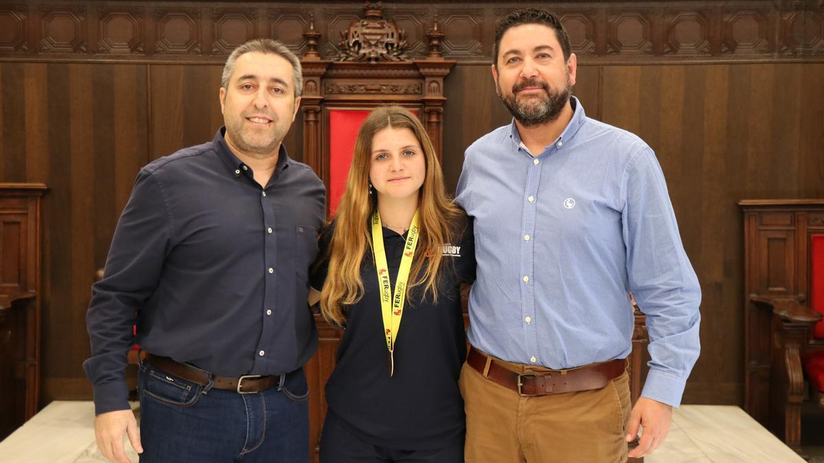 Javier Timón, Lúa de Siena y Fran Jiménez.