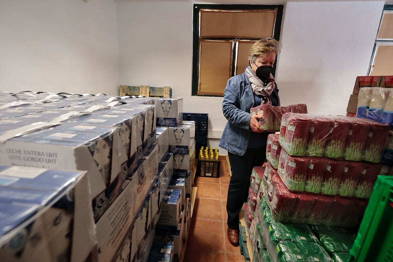 Reparto de alimentos del Distrito Suroeste de Santa Cruz