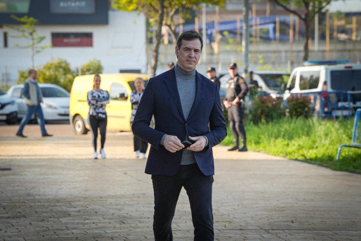 David Sánchez declara en los juzgados de Badajoz