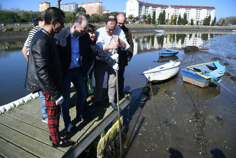 Visita europea a la Ría de O Burgo