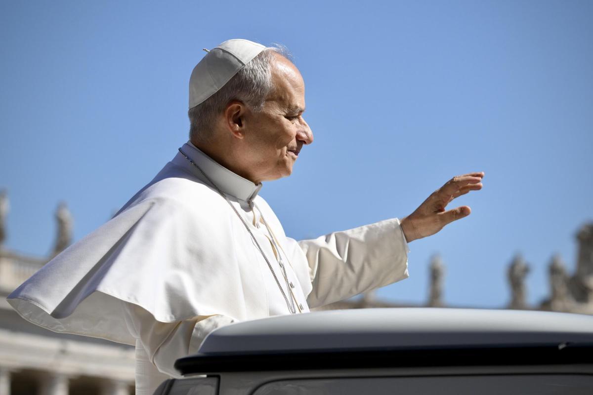 El papa León XIV, el pasado miércoles la audiencia general semanal en la plaza de San Pedro, en Ciudad del Vaticano.