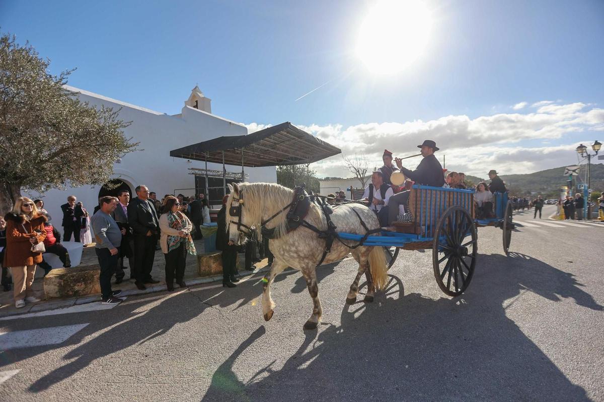 Desfile de carros el día de Santa Inés del pasado año