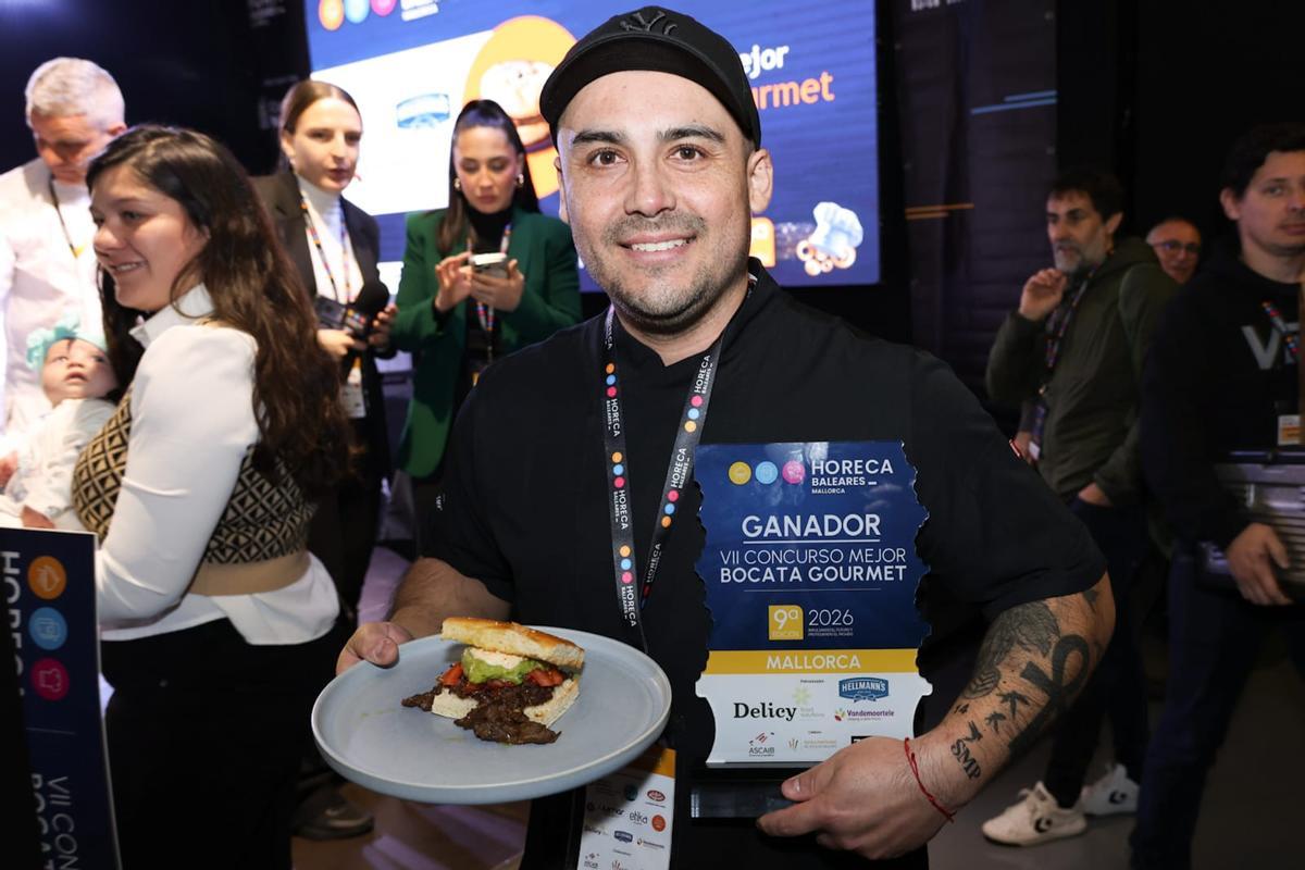 Sebastian Marincovic, ganador del concurso de Bocata Gourmet.