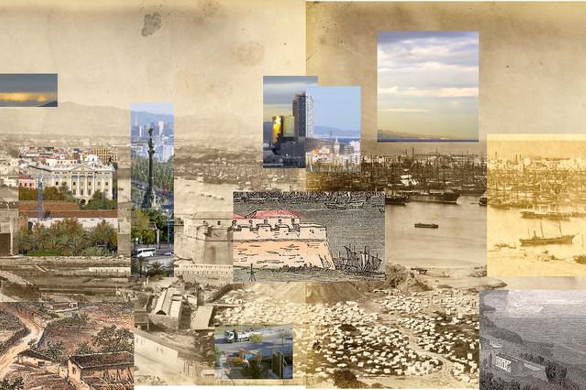 Panorama de Barcelona al llarg de 438 anys (fragment 1)