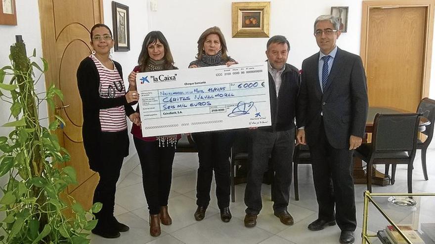 Cáritas recibe 6.000 euros para familias desfavorecidas de Navalmoral