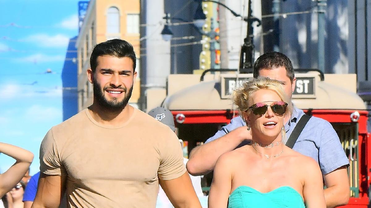 Britney Spears y su novio Sam Asghari