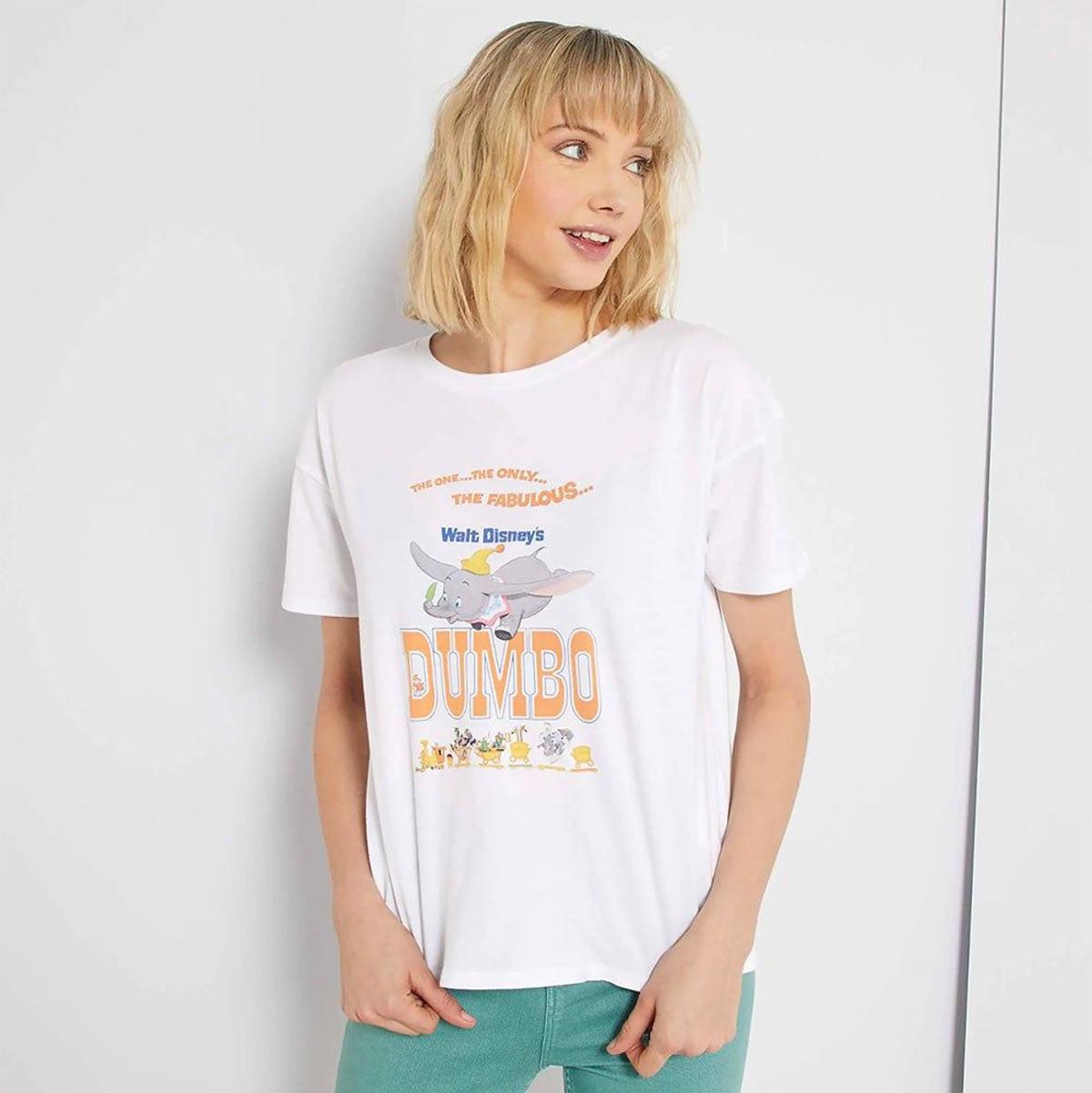Camiseta de 'Dumbo' de Kiabi. (Precio: 9 euros)