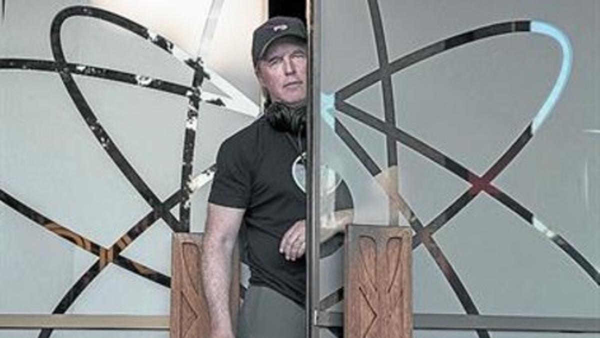 El director de cine Brad Bird, en el 'set' de rodaje de 'Tomorrowland'.