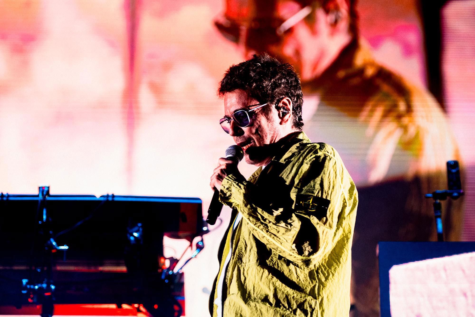 Concierto de Jean-Michel Jarre en la Plaza de España.