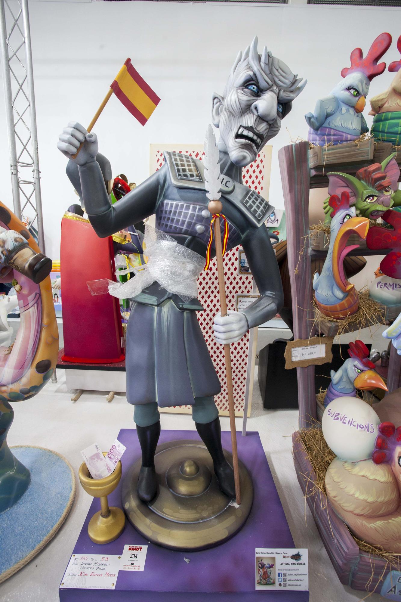 Fallas 2021. La actualidad en una Exposición del Ninot de dos años