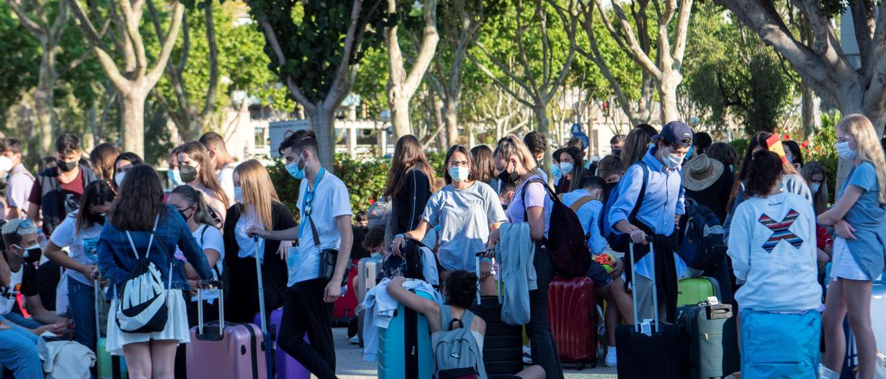 Los estudiantes contagiados en el brote de Mallorca