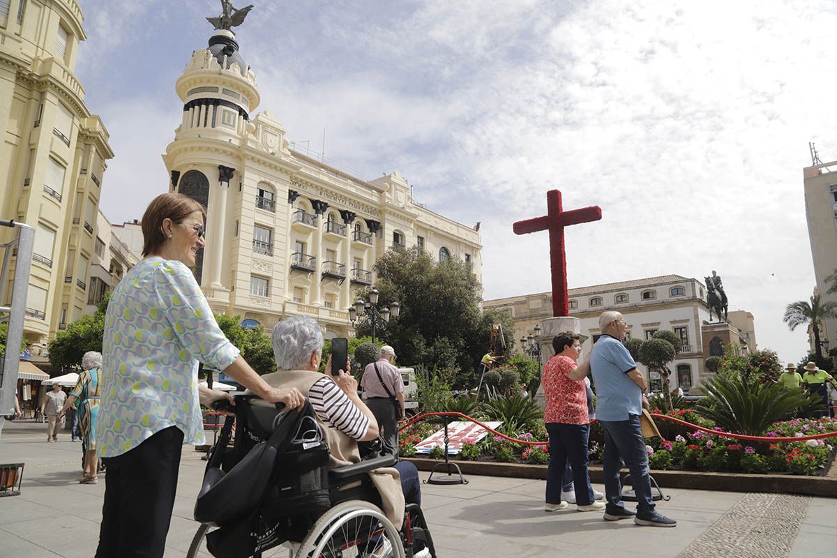 Cruz de Mayo Municipal en la plaza de las Tendillas